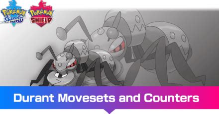 durant serebii|durant moveset.